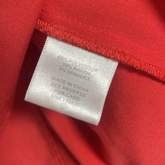 Modcloth Coral Scallop Cutout Boatneck Blouse Size 1X - Picture 4 of 7